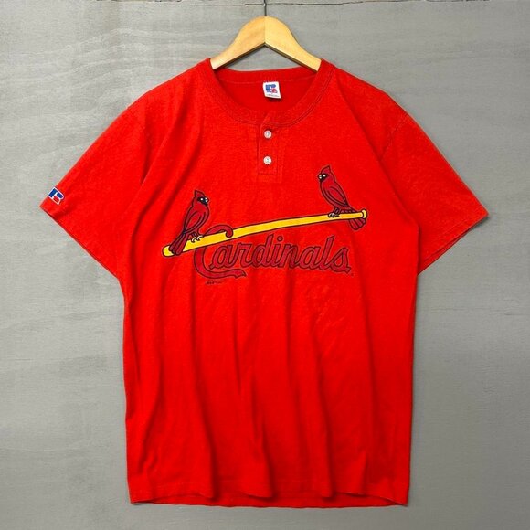 Vintage 1995 St. Louis‎ Cardinals Russell Athletic Shirt Large - Picture 1 of 4